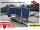 HUMBAUR FTK 27 40 22 I 400 x 214 I 2700 KG I kippbarer leichter Autotrailer mit Hochplane SP-Line + Schiebeplane in FR links + ÖKO Schräge
