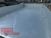 HUMBAUR HTK 3500.41 I 410 x 210 I 3500 KG I Dreiseitenkipper mit E-Pumpe - Rampenschacht