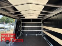 Gebraucht EDUARD 4020 -GD- Hochlader, Auffahrschienen & Winde, reling 10cm -2700kg- Lfh: 63cm -195/50R13 mit Hochplane SP-Line - Heckrollo - Schiebeplanen - ÖKO Schröge