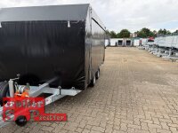 Gebraucht EDUARD 4020 -GD- Hochlader, Auffahrschienen & Winde, reling 10cm -2700kg- Lfh: 63cm -195/50R13 mit Hochplane SP-Line - Heckrollo - Schiebeplanen - ÖKO Schröge