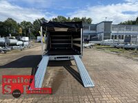 Gebraucht EDUARD 4020 -GD- Hochlader, Auffahrschienen & Winde, reling 10cm -2700kg- Lfh: 63cm -195/50R13 mit Hochplane SP-Line - Heckrollo - Schiebeplanen - ÖKO Schröge