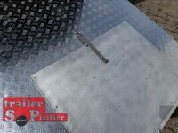 LORGANO Aero T - GfK Anhänger 1000 kg gebremst schwarz 3280 x 1335 x 1580 geschlossener Motorradanhänger Auffahrrampe abschließbar -Alu Boden - 100 km/h