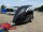 LORGANO Aero T - GfK Anhänger 1000 kg gebremst schwarz 3280 x 1335 x 1580 geschlossener Motorradanhänger Auffahrrampe abschließbar -Alu Boden - 100 km/h