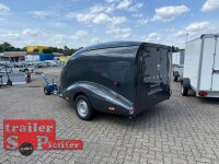 ABVERKAUF / LORGANO Aero G - GfK Anhänger 1800 kg gebremst anthrazit 3280 x 1820 x 1580 geschlossener 2 er Motorradanhänger Auffahrrampe abschließbar -Alu Boden - 100 km/h