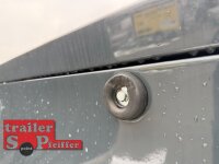 ABVERKAUF / LORGANO Aero G - GfK Anhänger 1800 kg gebremst anthrazit 3280 x 1820 x 1580 geschlossener 2 er Motorradanhänger Auffahrrampe abschließbar -Alu Boden - 100 km/h