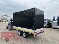 EDUARD 3015 -GD- Hochlader, Bordwände 30cm -2000kg- Lfh: 63cm -195/50R13 mit Hochplane SP-Line