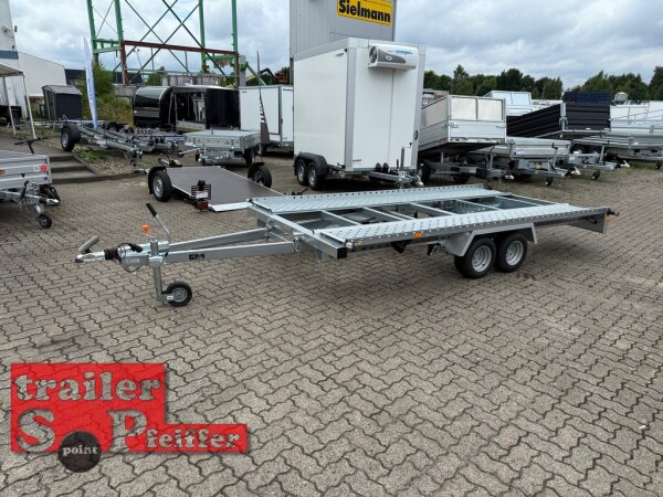 STEMA ATH 24-40-21.2 -  2700 kg kippbarer - Autotransporter Trailer 400 x 203 - Rampen 155 cm