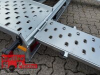 ABVERKAUF I STEMA ATH 24-40-21.2 -  2700 kg kippbarer - Autotransporter Trailer 400 x 203 - Rampen 155 cm - Seilwinde