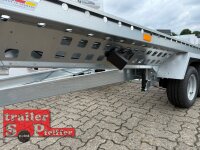 ABVERKAUF I STEMA ATH 24-40-21.2 -  2700 kg kippbarer - Autotransporter Trailer 400 x 203 - Rampen 155 cm - Seilwinde