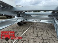 ABVERKAUF I STEMA ATH 24-40-21.2 -  2700 kg kippbarer - Autotransporter Trailer 400 x 203 - Rampen 155 cm - Seilwinde