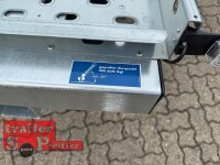 ABVERKAUF I STEMA ATH 24-40-21.2 -  2700 kg kippbarer - Autotransporter Trailer 400 x 203 - Rampen 155 cm - Seilwinde