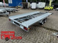 ABVERKAUF I STEMA ATH 24-40-21.2 -  2700 kg kippbarer - Autotransporter Trailer 400 x 203 - Rampen 155 cm - Seilwinde