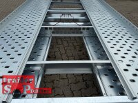 ABVERKAUF I STEMA ATH 24-40-21.2 -  2700 kg kippbarer - Autotransporter Trailer 400 x 203 - Rampen 155 cm - Seilwinde
