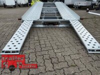 ABVERKAUF I STEMA ATH 24-40-21.2 -  2700 kg kippbarer - Autotransporter Trailer 400 x 203 - Rampen 155 cm - Seilwinde