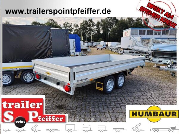 Aussteller / HUMBAUR HT 204118 Hochlader ALU 2000 kg gebremst - 410 x 185