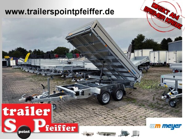 WM Meyer HKC 3531/186 3,5t - Dreiseitenkipper mit E-Pumpe - Rampenschacht