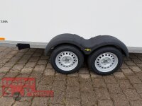 HUMBAUR HK 254018-20P FlexZurr - Kofferanhänger 2500 KG mit Überfahrwand