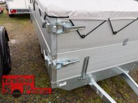 B-Ware / EDUARD 2314 -UE- Hochlader, Bordwände 30cm -0750kg- Lfh: 56cm -195/55R10 mit 2314 - AufsatzBordwände - 30cm hoch - Plane und Bügel