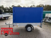 Gebraucht / Saris MC Comfort  255 133 750 1 Alu Tieflader - Anhänger ungebremst mit Hochplane SP-Line