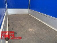 Gebraucht / Saris MC Comfort  255 133 750 1 Alu Tieflader - Anhänger ungebremst mit Hochplane SP-Line