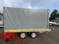 Gebraucht / EDUARD 3318 -GD- Hochlader, Bordwände 30cm -2000kg- Lfh: 72cm -155R13 mit Hochplane SP-Line