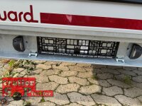 EDUARD 5022 -GD- Hochlader, Auffahrschienen & Winde, extra Bodenunterstützung, Bordwände 30cm -3000kg- Lfh: 63cm -195/50R13 mit Hochplane SP-Line Schiebeplane links - ÖKO Schräge - Rollo - Mittelrunge