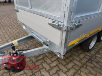 EDUARD 3116 -GD- Heckkipper, Bordwände 30cm -2700kg- H-Pumpe - Lfh: 63cm -195/50R13 mit Stahl - Kastenaufsatz