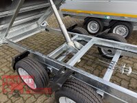 EDUARD 3116 -GD- Heckkipper, Bordwände 30cm -2700kg- H-Pumpe - Lfh: 63cm -195/50R13 mit Stahl - Kastenaufsatz