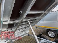 EDUARD 3116 -GD- Heckkipper, Bordwände 30cm -2700kg- H-Pumpe - Lfh: 63cm -195/50R13 mit Stahl - Kastenaufsatz