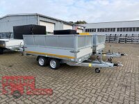 EDUARD 3116 -GD- Heckkipper, Bordwände 30cm -2700kg- H-Pumpe - Lfh: 63cm -195/50R13 mit Stahl - Kastenaufsatz