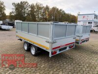 EDUARD 3116 -GD- Heckkipper, Bordwände 30cm -2000kg- H-Pumpe - Lfh: 63cm -195/50R13 mit Stahl - Kastenaufsatz