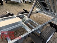 EDUARD 3116 -UD- Heckkipper, Auffahrschienen, Bordwände 30cm -750kg- E & H-Pumpe - Lfh: 63cm -195/50R13 Stützrad (48) - mit 3116 - Laubgitter pendelbar - 70cm hoch