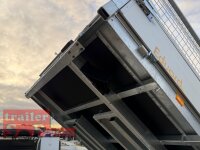 EDUARD 3116 -UD- Heckkipper, Auffahrschienen, Bordwände 30cm -750kg- E & H-Pumpe - Lfh: 63cm -195/50R13 Stützrad (48) - mit 3116 - Laubgitter pendelbar - 70cm hoch