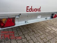 EDUARD 3116 -UD- Heckkipper, Auffahrschienen, Bordwände 30cm -750kg- E & H-Pumpe - Lfh: 63cm -195/50R13 Stützrad (48) - mit 3116 - Laubgitter pendelbar - 70cm hoch