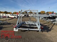 BLYSS Kabeltrommelanhänger KTT27 / V2 - 2 ACHSER, GEBREMST, 185 R14C - 4 Stützen - Winde