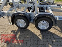 BLYSS Kabeltrommelanhänger KTT27 / V2 - 2 ACHSER, GEBREMST, 185 R14C - 4 Stützen - Winde