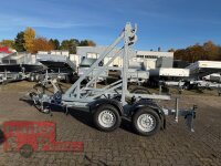 BLYSS Kabeltrommelanhänger KTT27 / V2 - 2 ACHSER, GEBREMST, 185 R14C - 4 Stützen - Winde