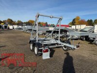 BLYSS Kabeltrommelanhänger KTT27 / V2 - 2 ACHSER, GEBREMST, 185 R14C - 4 Stützen - Winde