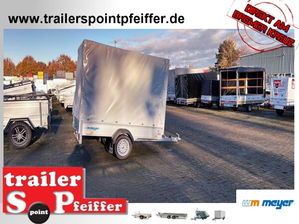EINZELSTÜCK - WM Meyer HZ 7525/126 750 KG 251x126 - Anhänger mit Hochplane 180 cm ungebremst