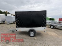 WM Meyer HZ 7525/126 750 KG 251x126 - Anhänger mit Hochplane BLACK BILL + Stützrad