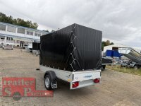 WM Meyer HZ 7525/126 750 KG 251x126 - Anhänger mit Hochplane BLACK BILL + Stützrad