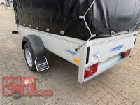 WM Meyer HZ 7525/126 750 KG 251x126 - Anhänger mit Hochplane BLACK BILL + Stützrad