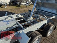HUMBAUR HTK 2700.31 I 314 x 175 I 2700 KG I Dreiseitenkipper mit E-Pumpe - Rampenschacht  mit SI-GI Laubgitetr