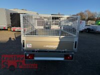 WM Meyer HLNK 1523/141 GOLD EDITION - 1500 kg ALU Rückwärtskipper gebremst - 195/50R13 mit SI-GI Laubgitter