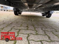 EDUARD 6022 -GD- Hochlader, Auffahrschienen, Bordwände 30cm -3500kg- Lfh: 63cm -195/50R13 mit Hochplane SP-Line mit Rollfix beidseitig und Heckrollo