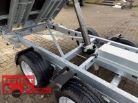 EDUARD 3116 -GD- 3 Seitenkipper, Auffahrschienen, Bordwände 30cm -2700kg- E & H-Pumpe - Lfh: 63cm -195/50R13 mit EDUARD 3116 - Laubgitter pendelbar - 70cm hoch