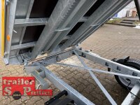 EDUARD 3116 -GD- 3 Seitenkipper, Auffahrschienen, Bordwände 30cm -2700kg- E & H-Pumpe - Lfh: 63cm -195/50R13 mit EDUARD 3116 - Laubgitter pendelbar - 70cm hoch