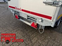 EDUARD 3116 -GD- 3 Seitenkipper, Auffahrschienen, Bordwände 30cm -2700kg- E & H-Pumpe - Lfh: 63cm -195/50R13 mit EDUARD 3116 - Laubgitter pendelbar - 70cm hoch