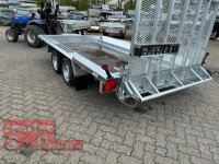 martz BAU-3 350/2 S  3000 kg Baumaschinentransporter - Heckrampe