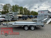 martz BAU-3 350/2 S  3000 kg Baumaschinentransporter - Heckrampe
